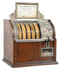 5¢ MILLS NOVELTY "JOCKEY" TRADE SIMULATOR