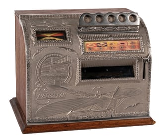 MILLS NOVELTY CO. L'AEROPLAN TRADE SIMULATOR MADE FOR THE FOREIGN MARKET