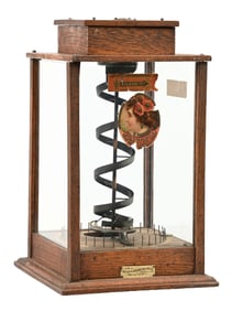 5¢ THE 20TH CENTURY NOVELTY CO. SPIRAL CIGAR TRADE STIMULATOR