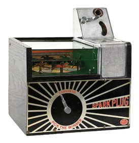 5¢ BALLY "SPARK PLUG" HORSE RACE TRADE STIMULATOR