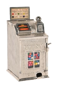 MULTICOIN NOVELTY WORKS "LITTLE GYPSY" FORTUNE TELLER TRADE STIMULATOR