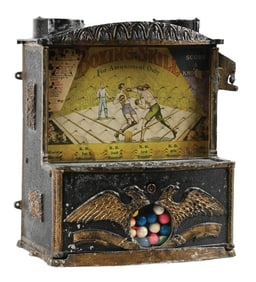 1¢ ROBBINS BOXING PENNY-FLIP GAME OF SKILL