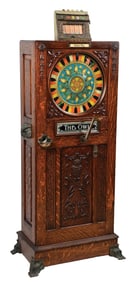5¢ MILLS NOVELTY "OWL" UPRIGHT SLOT MACHINE