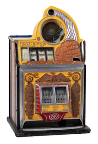 RARE 50¢ WATLING COIN FRONT ROL-A-TOP SLOT MACHINE