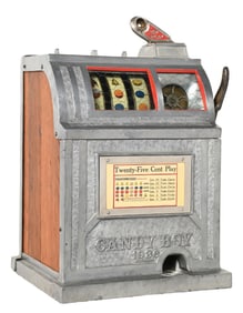 25¢ SKELLY "CANDY BOY" SLOT MACHINE