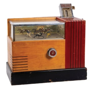 5¢ SEEBURG GRAND CHAMPION HORSERACE PAYOUT MACHINE