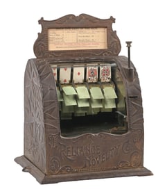 1¢ RELIANCE NOVELTY CO. CAST IRON TRADE STIMULATOR