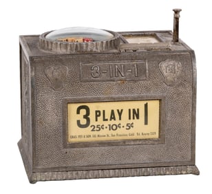CHARLES FEY MULTI-COIN 3-IN-1 DICE TRADE STIMULATOR