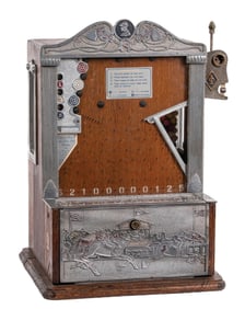 1¢ O.D. JENNINGS "THE FAVORITE" COIN DROP TRADE STIMULATOR