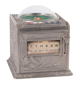 MULTI-COIN MILLS NOVELTY "ON THE LEVEL" CRAP SHOOTER TRADE STIMULATOR