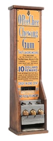 1¢ NATIONAL NOVELTY CO. "O-PEE-CHEE" CHEWING GUM VENDING MACHINE