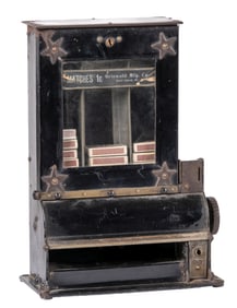 1¢ GRISWOLD BOXED MATCH VENDING MACHINE
