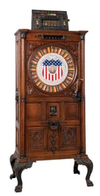 5¢ MILLS DEWEY UPRIGHT SLOT MACHINE