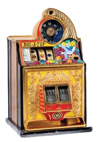 10¢ WATLING ROL-A-TOP BIRD OF PARADISE SLOT MACHINE