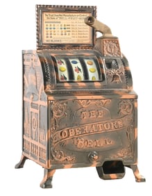 5¢ MILLS NOVELTY CO. "THE OPERATORS BELL" BELL FRUIT GUM SLOT MACHINE