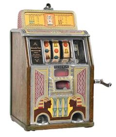 5¢ CAILLE SILENT SPHINX SLOT MACHINE