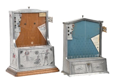 PAIR OF TARGET PRACTICE COIN FLIP TRADE STIMULATORS