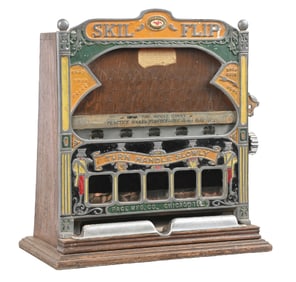 1¢ PACE MFG. SKILL FLIP COUNTER POCKET SLOT MACHINE