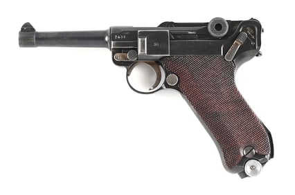 (C) MAUSER DUTCH NAVY CONTRACT P.08 LUGER WITH HOLSTER.