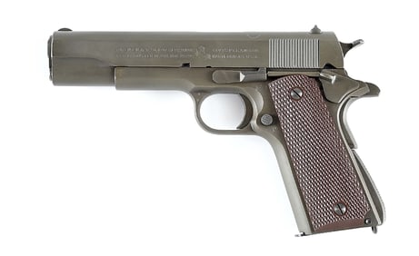 (C) ROBERT SEARS INSPECTED COLT 1911A1 .45 ACP SEMI-AUTOMATIC PISTOL.