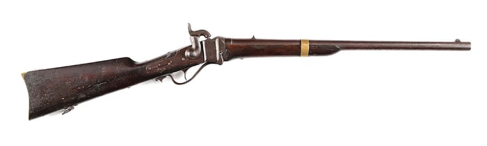 (A) CONFEDERATE GOVERNMENT PRODUCED SHARPS SINGLE SHOT PERCUSSION CARBINE.
