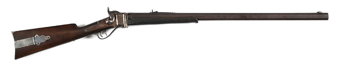 (A) SHARPS FACTORY CONVERSION "OLD RELIABLE" HEAVY BARREL BUFFALO GUN RIFLE.