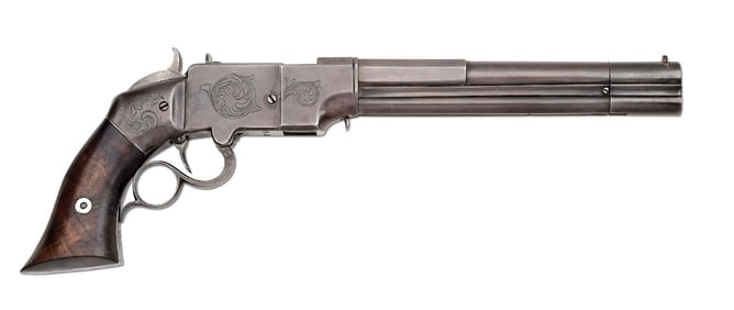 (A) IMPORTANT SMITH & WESSON LARGE FRAME VOLCANIC REPEATING PISTOL SERIAL NUMBER 2.