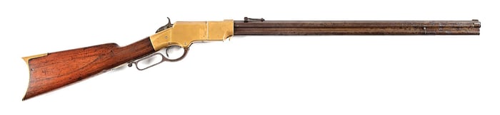 (A) NEW HAVEN ARMS MODEL 1860 HENRY LEVER ACTION RIFLE.