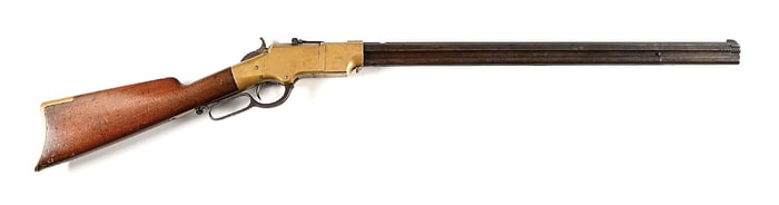 (A) CIVIL WAR NEW HAVEN ARMS MODEL 1860 HENRY LEVER ACTION RIFLE WITH INSPECTION STAMPS.