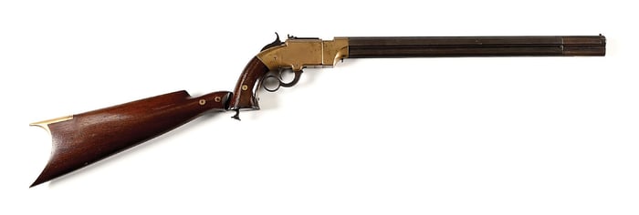 (A) RARE NEW HAVEN ARMS VOLCANIC LEVER ACTION PISTOL CARBINE.