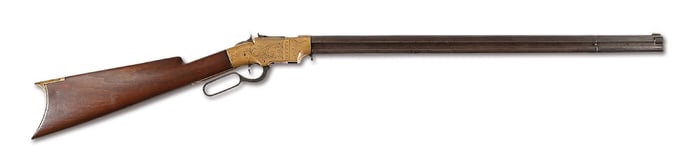 (A) RARE 25" NEW HAVEN ARMS VOLCANIC LEVER ACTION CARBINE.