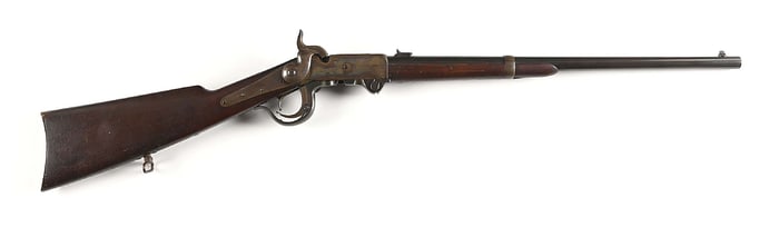 (A) HIGH CONDITION BURNSIDE 5TH MODEL BREECH-LOADING PERCUSSION CARBINE.