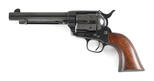 (A) COLT ARTILLERY SINGLE ACTION ARMY REVOLVER.