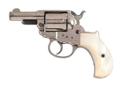 (A) COLT MODEL 1877 DOUBLE ACTION REVOLVER.