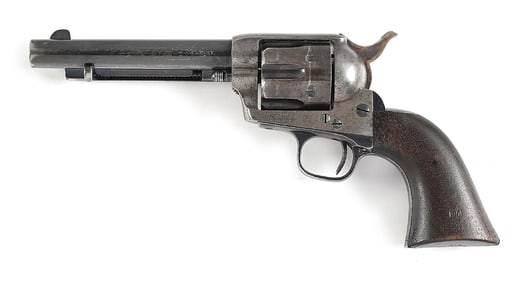 (A) FINE COLT ARTILLERY MODEL SINGLE ACTION ARMY REVOLVER WITH KOPEC LETTER.