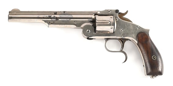(A) RUSSIAN MODEL SMITH & WESSON NO. 3 MODEL 2 SINGLE ACTION REVOLVER