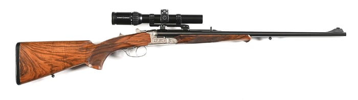 (M) KRIEGHOFF CLASSIC .375 FLANGED MAGNUM DOUBLE RIFLE.