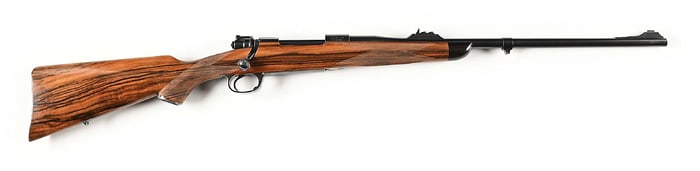(M) FINE MAUSER SPORTING RIFLE BY R.R. STUTLER IN .275 RIGBY.