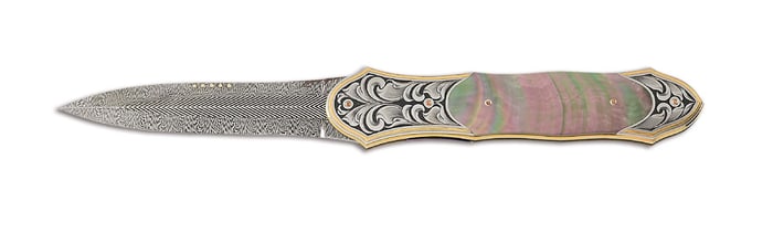 OWEN WOOD CUSTOM FOLDER ENGRAVED BY JULIE WARENSKI.