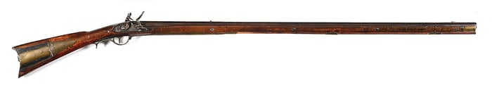 (A) JOHN MOLL JR. SIGNED KENTUCKY RIFLE.