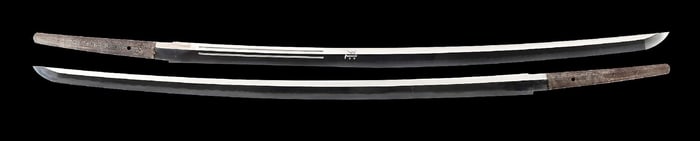 IMPORTANT MASATAKA MADE KATANA, PRESENTED TO YAHACHI TANABE BEFORE THE BATTLE OF MIDWAY, WHERE HE