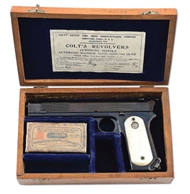 (C) COLT 1902 MILITARY MODEL SEMI-AUTOMATIC PISTOL WITH CASE.