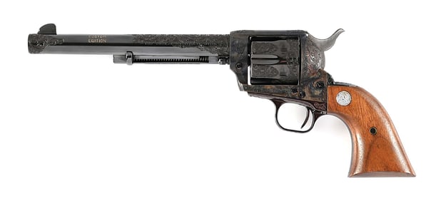 (M) COLT SAA CUSTOM SHOP ENGRAVED SINGLE ACTION REVOLVER.