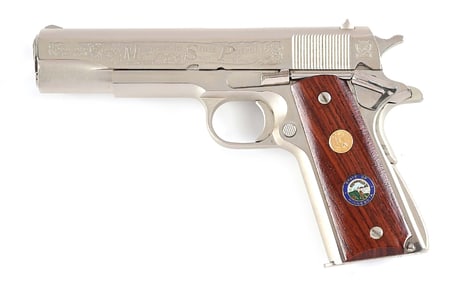 (M) DOCUMENTED FACTORY SAMPLE COLT MINNESOTA STATE POLICE COMMEMORATIVE GOVERNMENT MODEL .45 ACP