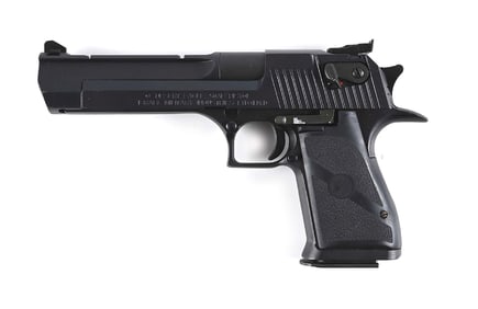 (M) ISRAELI MILITARY INDUSTRIES DESERT EAGLE .50 AE SEMI-AUTOMATIC PISTOL WITH CASE.
