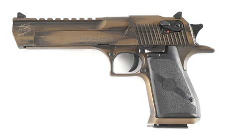(M) JOHN "TIG" TIEGEN SPECIAL EDITION MAGNUM RESEARCH DESERT EAGLE .50 AE SEMI-AUTOMATIC PISTOL.