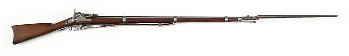 (A) MILLER RIMFIRE CONVERSION OF A PARKER SNOW & CO. M1861 MUSKET.