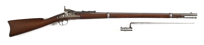 (A) SCARCE US SPRINGFIELD MODEL 1869 TRAPDOOR CADET RIFLE.