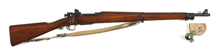 (C) FINE BLUED US SMITH-CORONA 03-A3 BOLT ACTION RIFLE.