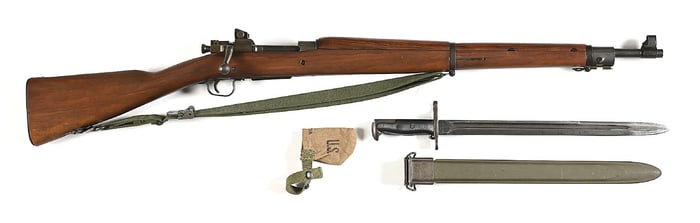 (C) REMINGTON US MODEL 03-A3 BOLT ACTION RIFLE.